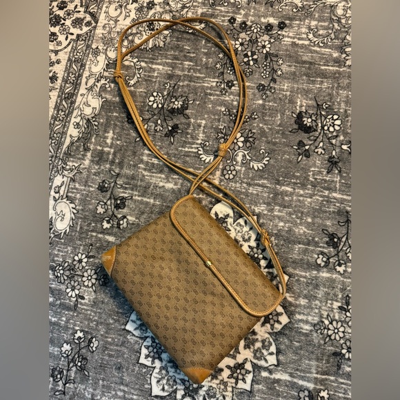 Gucci AUTHENTIC Vintage Tan Micro GG Monogram Small Crossbody Bag Purse - Picture 5 of 16